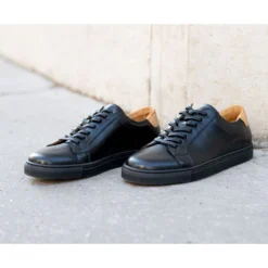 Sneakers Homme Cuir Noir - INGLEWOOD 13 Sneakers Homme Cuir Noir - INGLEWOOD -Magasin De Bexley 0089600k inglewood noir 6