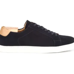 Sneakers Homme Velours Marine - INGLEWOOD