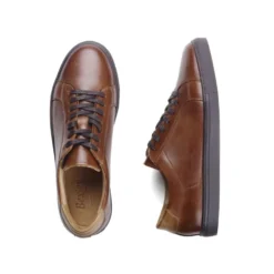 Sneakers Homme Châtaigne Patiné - INGLEWOOD -Magasin De Bexley 0089603j inglewood chataigne fonce 3