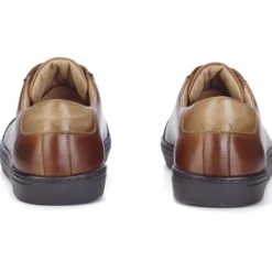 Sneakers Homme Châtaigne Patiné - INGLEWOOD -Magasin De Bexley 0089603j inglewood chataigne fonce 4