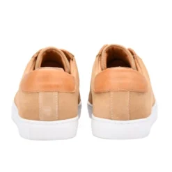 Sneakers Homme Cuir Velours Beige Foncé - INGLEWOOD -Magasin De Bexley 0089605u inglewood velours beige fonce 4 1