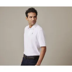 Polo Blanc Homme - GARETH 11 Polo Blanc Homme - GARETH -Magasin De Bexley 00901004 gareth blanc 3bis