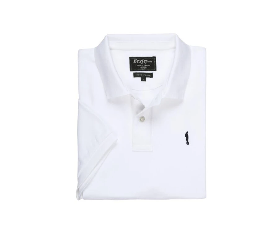 Polo Blanc Homme - GARETH 6 Polo Blanc Homme - GARETH – Image 4