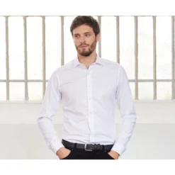 Chemise Blanche Oxford Double Fil Uni - OTTAVIO