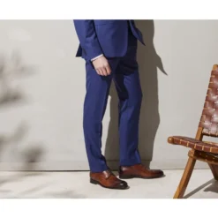 Pantalon De Costume Homme Bleu Franc - LAZARE -Magasin De Bexley 0095703j pantalon lazare bleu franc 3bis 1