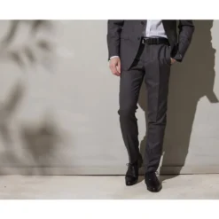 Pantalon De Costume Homme Gris Moyen - LAZARE