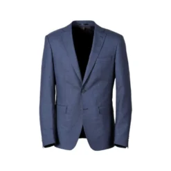 Veste De Costume Homme Bleu Chiné - LAZARE -Magasin De Bexley 0095801s vestelazare bleu chine 4 1