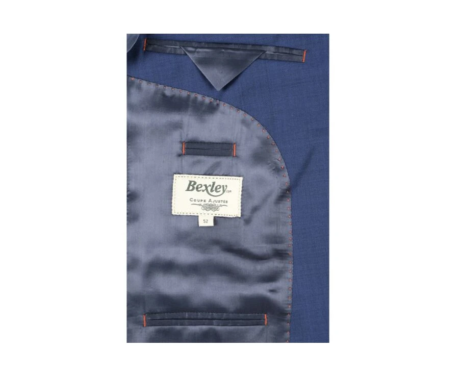 Veste De Costume Homme Bleu Franc - LAZARE 7 Veste De Costume Homme Bleu Franc - LAZARE – Image 5