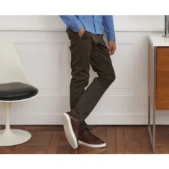 Pantalon Chino Homme Kaki - NIGEL II