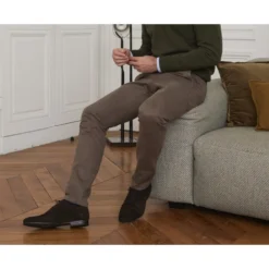 Pantalon Chino Homme Taupe - NIGEL II