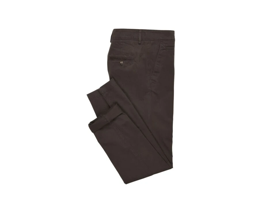 Pantalon Chino Homme Brun Foncé - NIGEL II 7 Pantalon Chino Homme Brun Foncé - NIGEL II – Image 5