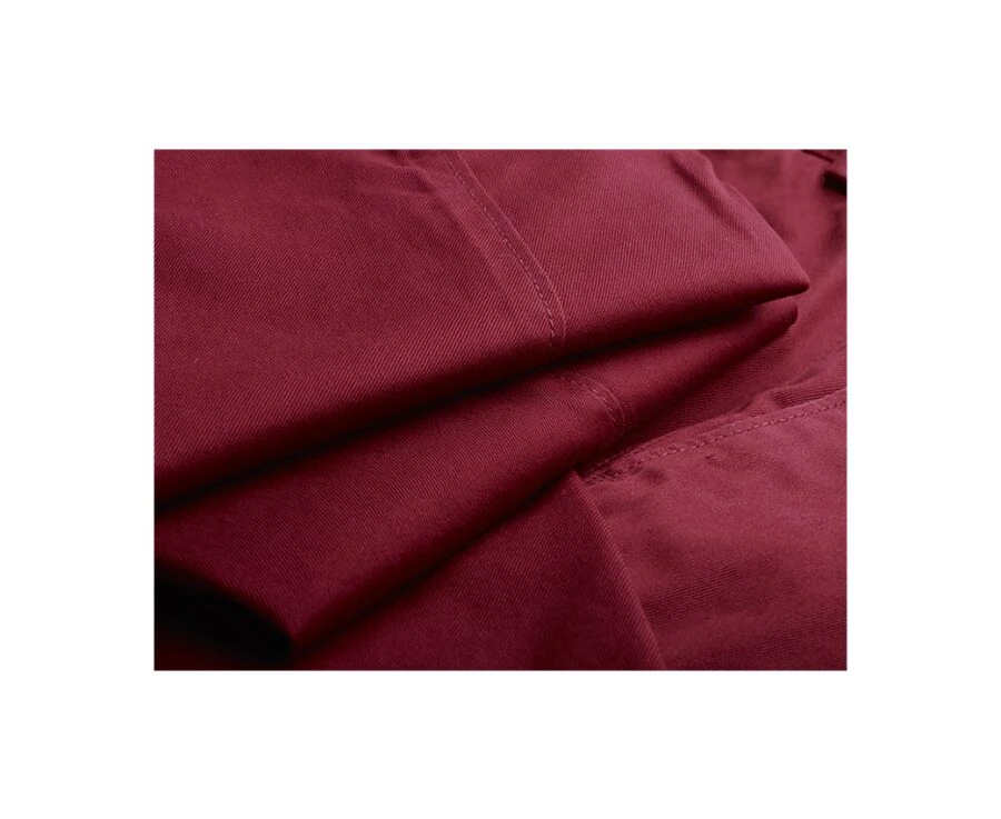 Pantalon Chino Homme Rouge Foncé - NIGEL II 8 Pantalon Chino Homme Rouge Foncé - NIGEL II – Image 6