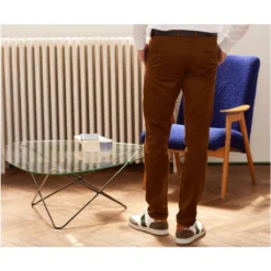 Pantalon Chino Homme Caramel Foncé - NIGEL II 9 Pantalon Chino Homme Caramel Foncé - NIGEL II -Magasin De Bexley 009660de nigel ii caramel fonce 2