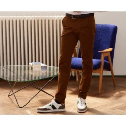 Pantalon Chino Homme Caramel Foncé - NIGEL II 10 Pantalon Chino Homme Caramel Foncé - NIGEL II -Magasin De Bexley 009660de nigel ii caramel fonce 3