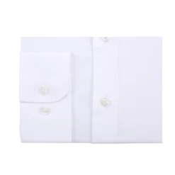 Chemise Slim Blanche Coton Popeline - LOUIS CLASSIC SLIM -Magasin De Bexley 00994004 louis classic slim blanc 6 1