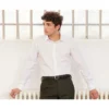 Chemise Slim Blanche Coton Popeline - LOUIS CLASSIC SLIM