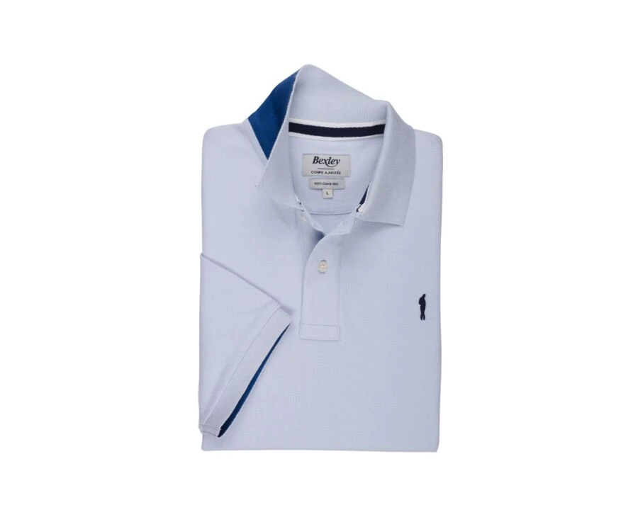 Polo Homme Bleu Clair - ANDY II 6 Polo Homme Bleu Clair - ANDY II – Image 4