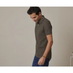 Polo Kaki Homme - ANDY II -Magasin De Bexley 0099800p andy ii kaki 3bis