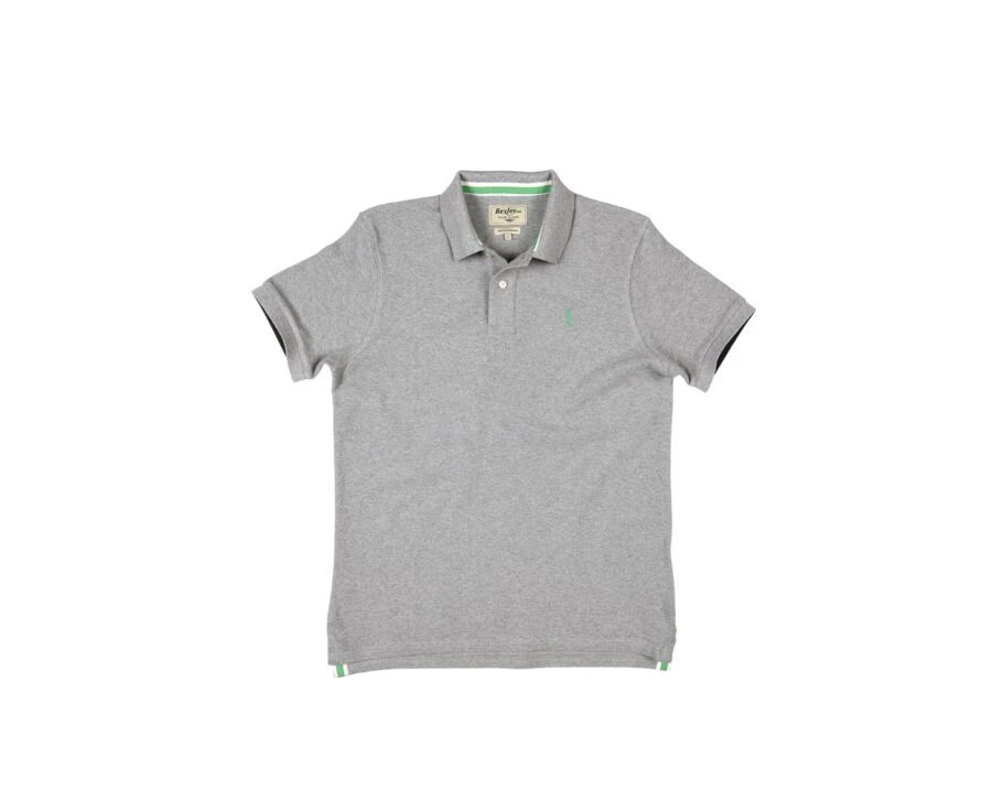 Polo Gris Chiné Homme - ANDY II 6 Polo Gris Chiné Homme - ANDY II – Image 4