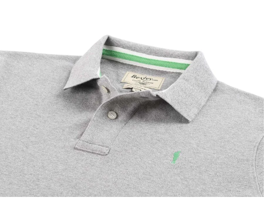 Polo Gris Chiné Homme - ANDY II 7 Polo Gris Chiné Homme - ANDY II – Image 5