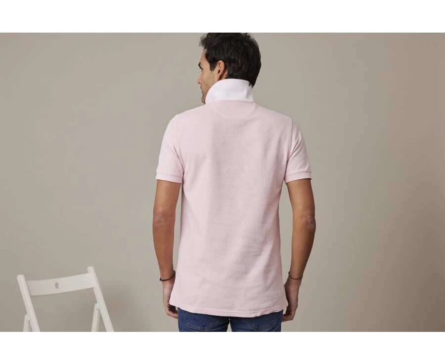 Polo Rose Pâle Homme - ANDY II 4 Polo Rose Pâle Homme - ANDY II – Image 2