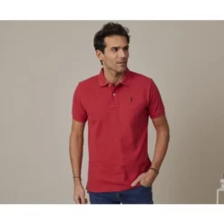 Polo Rouge Basque Homme - ANDY II