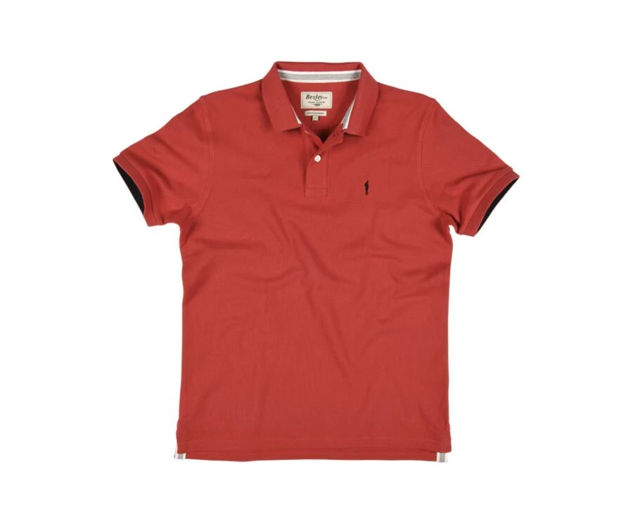 Polo Rouge Basque Homme - ANDY II 6 Polo Rouge Basque Homme - ANDY II – Image 4