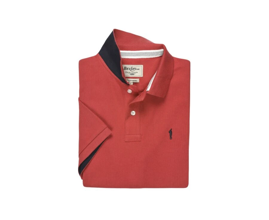 Polo Rouge Basque Homme - ANDY II 8 Polo Rouge Basque Homme - ANDY II – Image 6