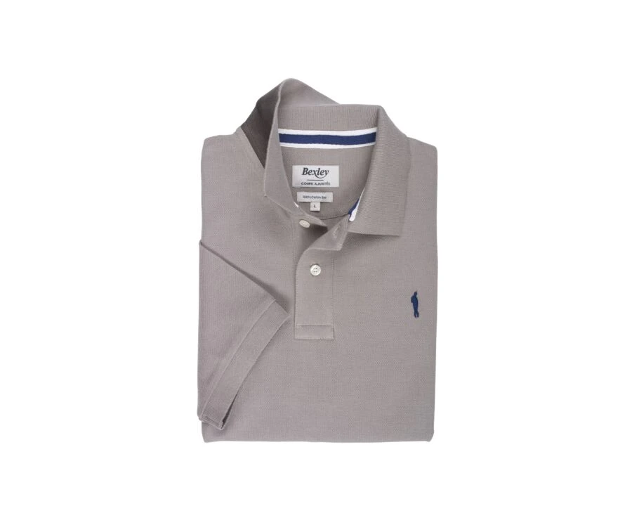 Polo Homme Taupe Clair - ANDY II 6 Polo Homme Taupe Clair - ANDY II – Image 4