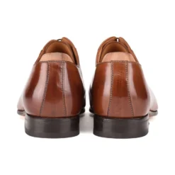 Richelieu Homme Châtaigne Patiné Semelle Cuir - RINGWOOD -Magasin De Bexley 01009007 ringwood chataigne patine 4