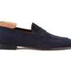 Mocassin Homme Velours Bleu Marine - BRIONE 2 Mocassin Homme Velours Bleu Marine - BRIONE -Magasin De Bexley 01010016 brione velours marine 2