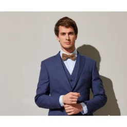 Noeud Papillon Homme Tricot Camel -Magasin De Bexley 01014022 noeud papillon uni tricot camel 10