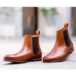 Chelsea Boots Homme Châtaigne Patiné - DAWSON II PATIN -Magasin De Bexley 01027007 dawson ii patin chataigne patine 8