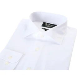 Chemise Blanche En Coton - Poche Poitrine - ALBERTO II CLASSIC -Magasin De Bexley 01029004 albertoiiclassic blanc 5