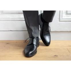 Derbies Homme Noir Semelle Cuir Avec Patin - MAYFAIR CLASSIC PATIN -Magasin De Bexley 0103600k mayfairclassicpatin noir 6