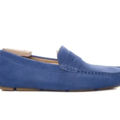 Mocassin Homme été Velours Bleu - SEACREST II