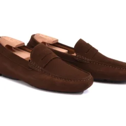 Mocassin Homme été Velours Havane - SEACREST II -Magasin De Bexley 01096015 seacrestii velours havane 1