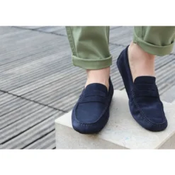 Mocassin Homme été Velours Marine - SEACREST II 15 Mocassin Homme été Velours Marine - SEACREST II -Magasin De Bexley 01096016 seacrestii velours marine 6