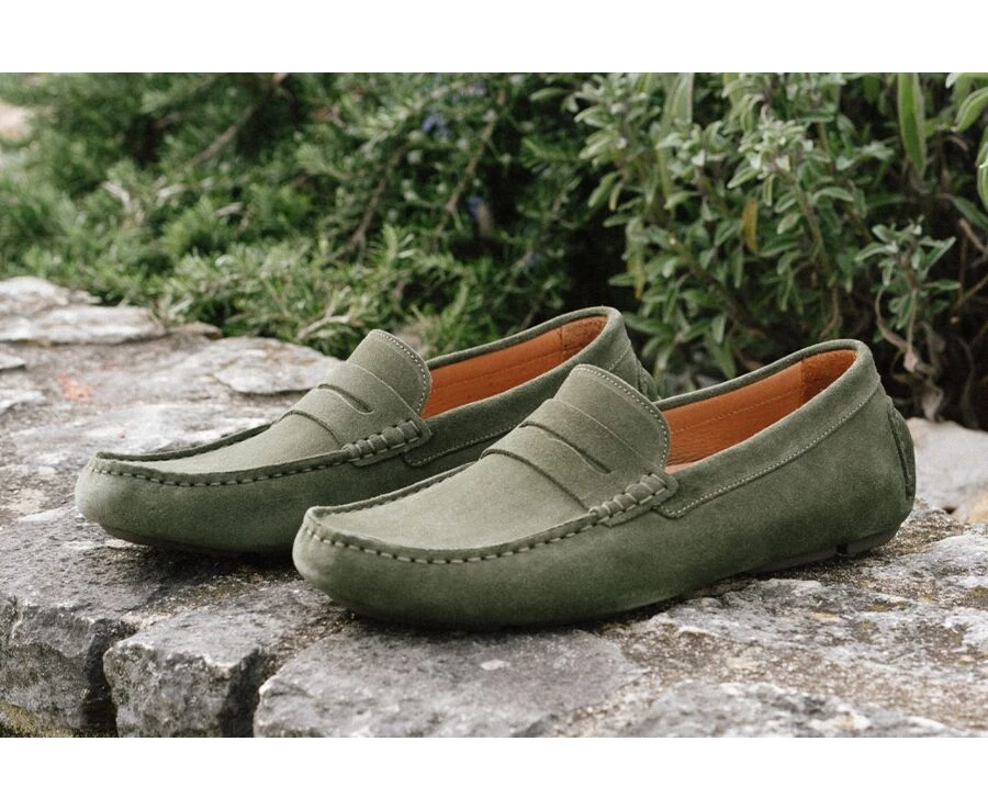 Mocassin Homme été Velours Vert - SEACREST II 8 Mocassin Homme été Velours Vert - SEACREST II – Image 6