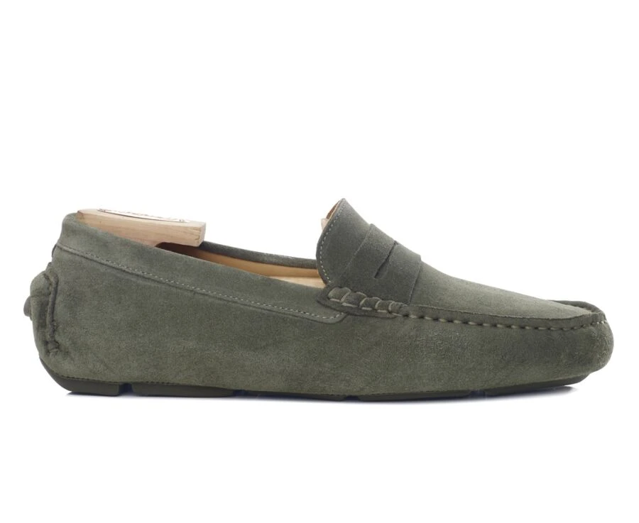Mocassin Homme été Velours Vert - SEACREST II 3 Mocassin Homme été Velours Vert - SEACREST II