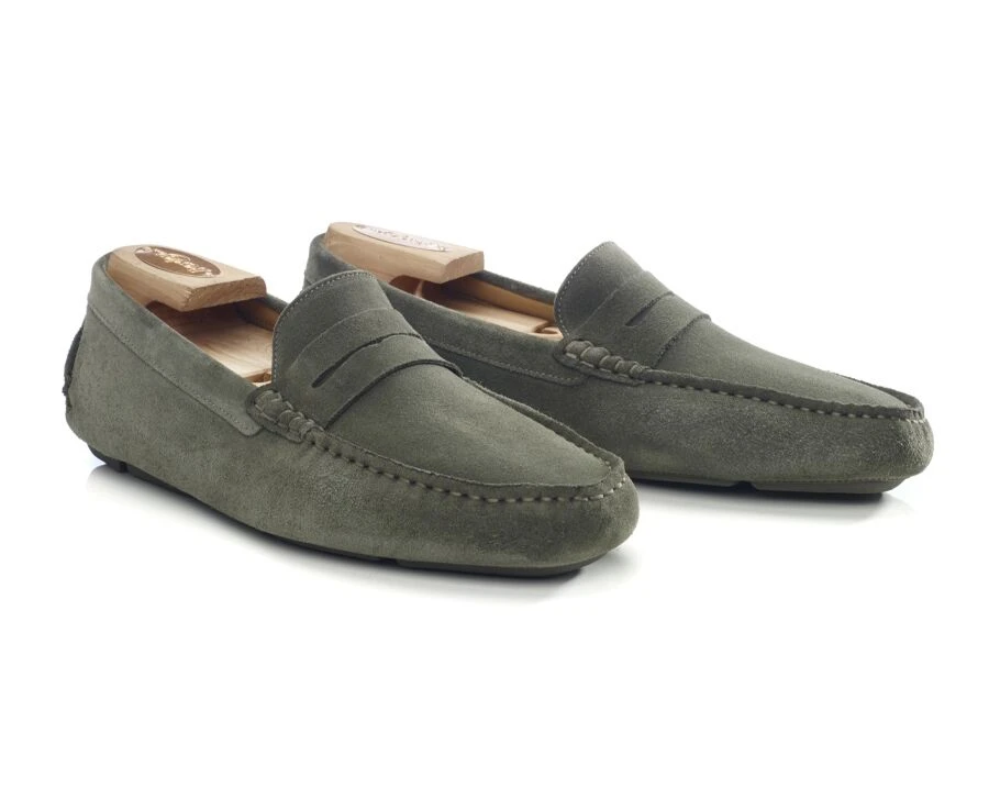 Mocassin Homme été Velours Vert - SEACREST II 4 Mocassin Homme été Velours Vert - SEACREST II – Image 2
