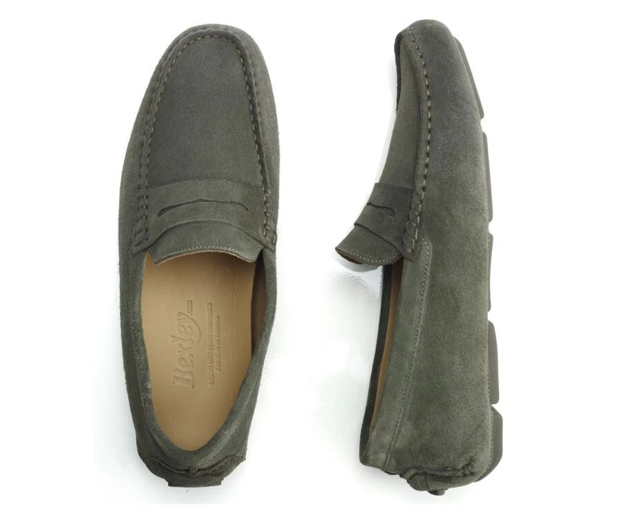 Mocassin Homme été Velours Vert - SEACREST II 6 Mocassin Homme été Velours Vert - SEACREST II – Image 4