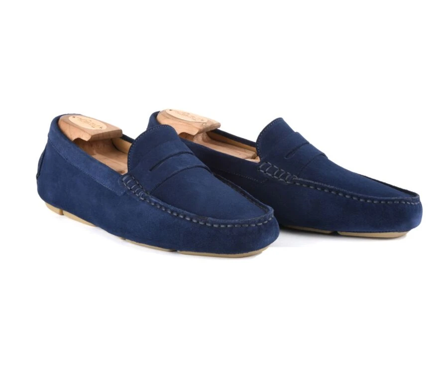 Mocassin Homme été Velours Bleu Indigo - SEACREST 4 Mocassin Homme été Velours Bleu Indigo - SEACREST – Image 2