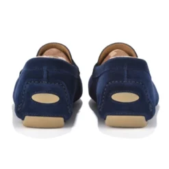 Mocassin Homme été Velours Bleu Indigo - SEACREST 11 Mocassin Homme été Velours Bleu Indigo - SEACREST -Magasin De Bexley 0109605t seacrest velours bleu indigo 4