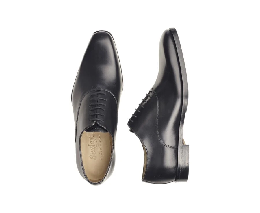 Richelieu Homme Noir Semelle Cuir Avec Patin - TREMEZZO PATIN 5 Richelieu Homme Noir Semelle Cuir Avec Patin - TREMEZZO PATIN – Image 3