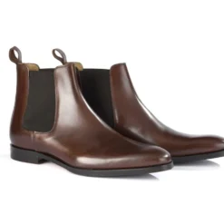 Chelsea Boots Cuir Homme Chocolat - BERGAME PATIN -Magasin De Bexley 01123008 bergame patin chocolat 2