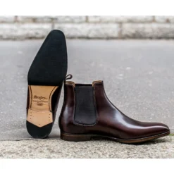 Chelsea Boots Cuir Homme Chocolat - BERGAME PATIN -Magasin De Bexley 01123008 bergame patin chocolat 6