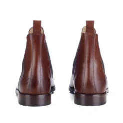 Chelsea Boots Cuir Homme Châtaigne Patiné - FLAGER PATIN -Magasin De Bexley 01135007 flager patin chataigne patine 4
