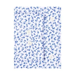Chemise Blanche Imprimée Fleurs Bleues - Col Français - MATHURIN -Magasin De Bexley 0116900a mathurin bleu et blanc 5