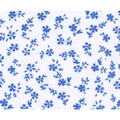 Chemise Blanche Imprimée Fleurs Bleues - Col Français - MATHURIN -Magasin De Bexley 0116900a mathurin bleu et blanc 6